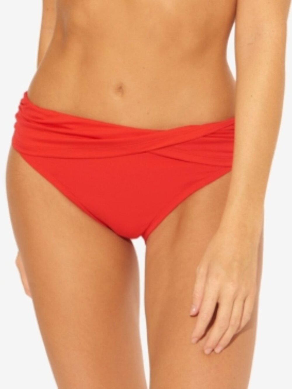 Bleu Rod Beattie Kore Bottoms Sarong Hipster Bottoms Scarlet Beach Size 14 NWT
